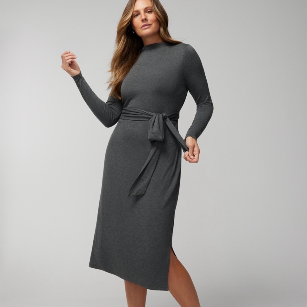 Soma Soft Jersey Wrap midi bra dress